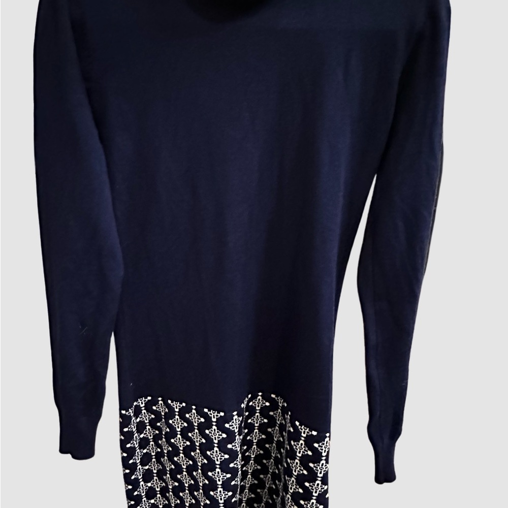 Hawiton Women's Long Sleeve Turtleneck Sweater Bodycon Dress size L - Picture 2 of 7